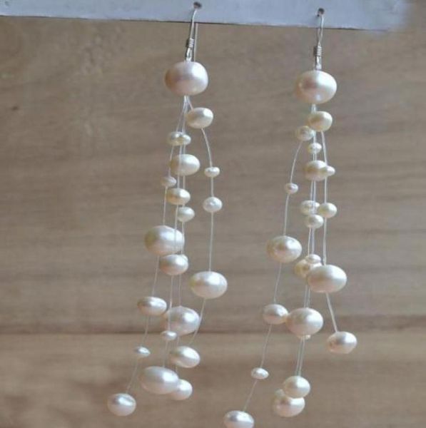 floating pearl earringsillusion white color freshwater pearl dangle earringmultistrand jewellerywedding bridesmaid gift85282519519323, Silver
floating pearl earringsillusion white color freshwater pearl dangle earringmultistrand jewellerywedding bridesmaid gift85282519519323, Silver