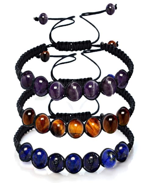 8mm natural stone green gold amethyst tiger stone red agate turquoise woven bracelet yoga energy stone reiki buddhist bracelet jew9398790, Black
8mm natural stone green gold amethyst tiger stone red agate turquoise woven bracelet yoga energy stone reiki buddhist bracelet jew9398790, Black
