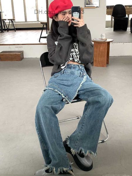 women's jeans s-5xl jeans women's bag patch work fashion street 2022 fashion retro ulzan wide leg full match casual college girls, Blue
women's jeans s-5xl jeans women's bag patch work fashion street 2022 fashion retro ulzan wide leg full match casual college girls, Blue