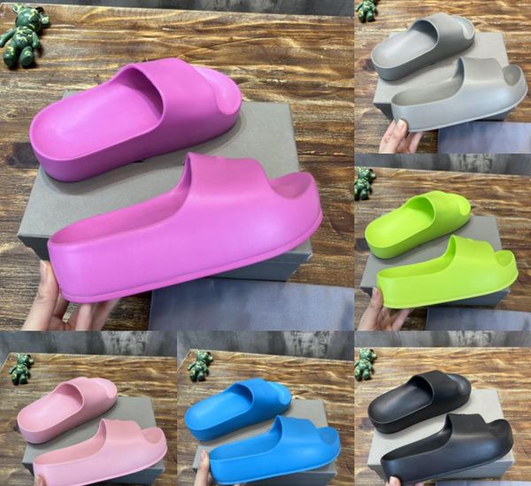 women chunky slide sandals designer paris rubber 45mm platform height slide sandal fashion non-slip outdoor beach slippers size35-41, Black
women chunky slide sandals designer paris rubber 45mm platform height slide sandal fashion non-slip outdoor beach slippers size35-41, Black