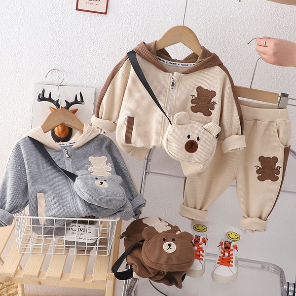 Boys Clothing Set 2023 New Children's Baby Top and Pants Will Bag Boys Long Sleeve Sweater Coat Set Kids Clothes Suit, Beige
Boys Clothing Set 2023 New Children's Baby Top and Pants Will Bag Boys Long Sleeve Sweater Coat Set Kids Clothes Suit, Beige