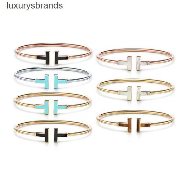 fashion designer bracelet t diamond bangle luxury jewelry for women rose gold silver white blue shell cuff bracelet luxe cjeweler party wedd, Black
fashion designer bracelet t diamond bangle luxury jewelry for women rose gold silver white blue shell cuff bracelet luxe cjeweler party wedd, Black