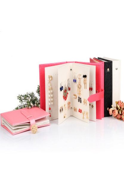 jewelry stand 1pcs women stud earrings collection book pu leather earring storage box creative jewelry display holder jeweller1168322, Black
jewelry stand 1pcs women stud earrings collection book pu leather earring storage box creative jewelry display holder jeweller1168322, Black
