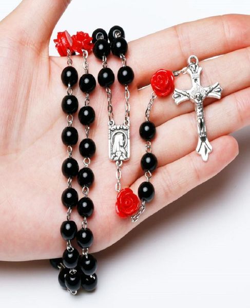 catholic rosary beads cross necklace women statement religious jewelry gold lin chain multilayers choker necklace vintage9826982, Silver
catholic rosary beads cross necklace women statement religious jewelry gold lin chain multilayers choker necklace vintage9826982, Silver