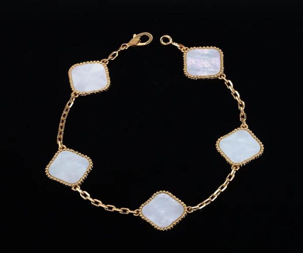 luxury designer chain bracelet four leaf clover cleef bracelet women039s fashion 18k gold bracelets jewelry with b9234735, Black
luxury designer chain bracelet four leaf clover cleef bracelet women039s fashion 18k gold bracelets jewelry with b9234735, Black