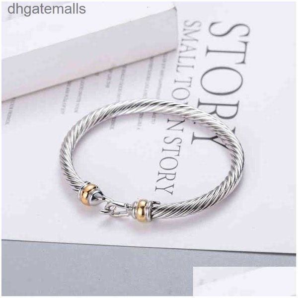 bangle bracelet dy hook charm women fashion jewelry accessories atmosphere platinum plated men twisted wire selling drop delivery bra dhi1n, Black
bangle bracelet dy hook charm women fashion jewelry accessories atmosphere platinum plated men twisted wire selling drop delivery bra dhi1n, Black