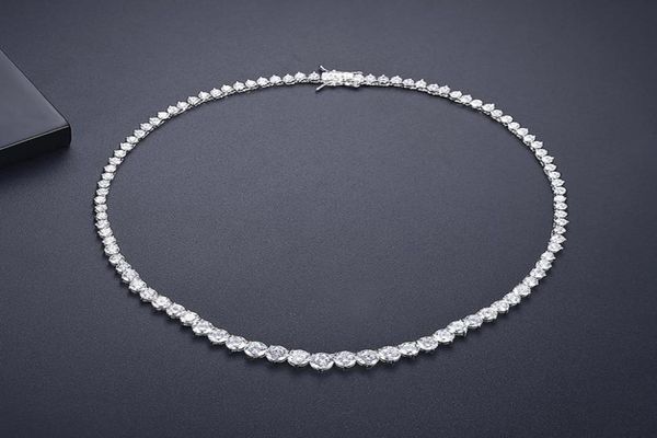 trendy lovers necklace lab diamond cz stone white gold filled chorker pendant necklaces for women bridal party wedding jewelry9807104, Silver
trendy lovers necklace lab diamond cz stone white gold filled chorker pendant necklaces for women bridal party wedding jewelry9807104, Silver