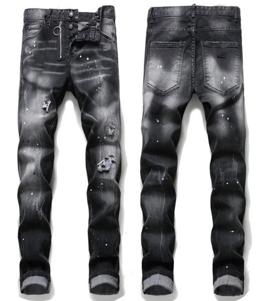 mens rips stretch black jeans fashion slim fit washed motocycle denim pants panelled hip hop trousers a152108474, Blue
mens rips stretch black jeans fashion slim fit washed motocycle denim pants panelled hip hop trousers a152108474, Blue