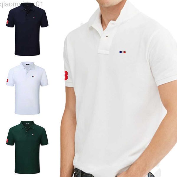 men's t-shirts solid color men polo shirts 100% cotton short sleeve casual polos hommes summer lapel t-shirt male golf sweatshirt l230, White;black
men's t-shirts solid color men polo shirts 100% cotton short sleeve casual polos hommes summer lapel t-shirt male golf sweatshirt l230, White;black