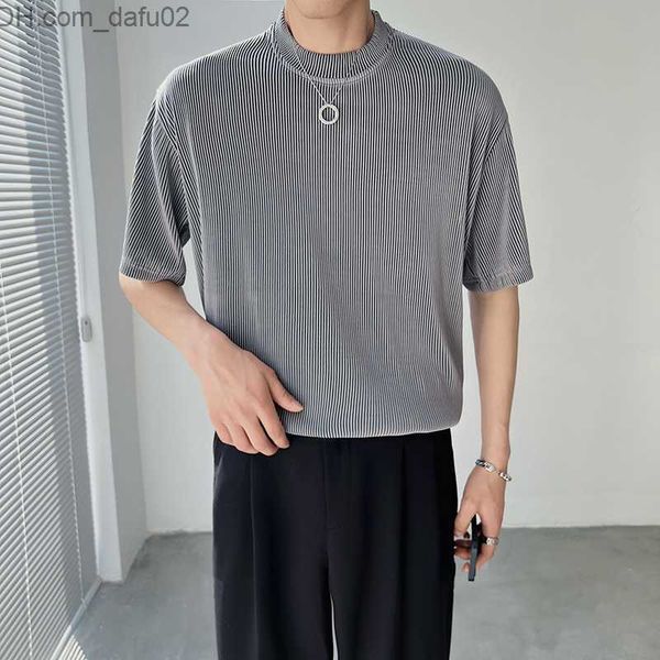 men's t-shirts summer pleated t-shirt men's fashion solid color casual tshirt men streetwear korean loose short-sleeved t shirt me, White;black
men's t-shirts summer pleated t-shirt men's fashion solid color casual tshirt men streetwear korean loose short-sleeved t shirt me, White;black