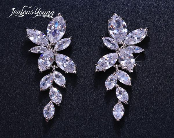 jewelry accessories earringsdangle earrings 2022 fashion leaf zircon drop earrings for women white gold color crystal wedding earr9454392, Silver
jewelry accessories earringsdangle earrings 2022 fashion leaf zircon drop earrings for women white gold color crystal wedding earr9454392, Silver