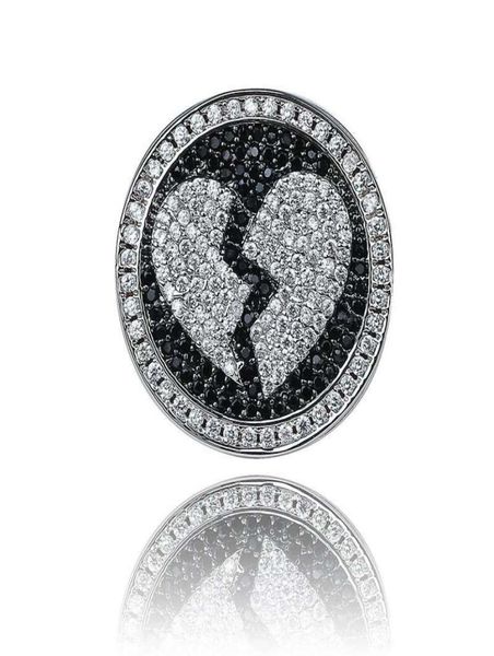 whole iced out broken heart cluster rings for men luxury designer bling black white diamond ring silver love statement jewelr9252276, Golden;silver
whole iced out broken heart cluster rings for men luxury designer bling black white diamond ring silver love statement jewelr9252276, Golden;silver