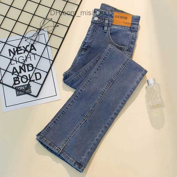 women's jeans korean fashion s-4xl double button cross bell bottom jeans new spring/summer/autumn high waist denim trousers classic was, Blue
women's jeans korean fashion s-4xl double button cross bell bottom jeans new spring/summer/autumn high waist denim trousers classic was, Blue