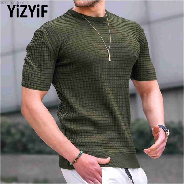 men's t-shirts mens fashion lattice slim fit t-shirt casual sportswear solid color ribbed hem round neck short sleeve tee l230713, White;black
men's t-shirts mens fashion lattice slim fit t-shirt casual sportswear solid color ribbed hem round neck short sleeve tee l230713, White;black