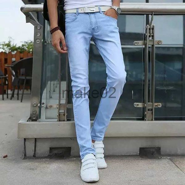 men's jeans men's jeans autumn pencil pants japanese solid color midwaist microelastic slimfitting trouser for male x0714, Blue
men's jeans men's jeans autumn pencil pants japanese solid color midwaist microelastic slimfitting trouser for male x0714, Blue