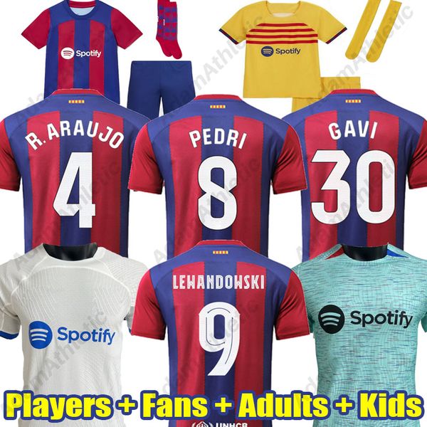 barcelonas soccer jerseys 23/24 lewandowski pedri gavi barca football shirts kit kids player version r.araujo ansu fati f.de jong o.dembele, Black;yellow
barcelonas soccer jerseys 23/24 lewandowski pedri gavi barca football shirts kit kids player version r.araujo ansu fati f.de jong o.dembele, Black;yellow