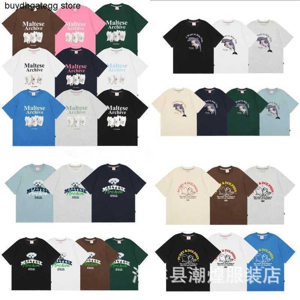 ladies t-shirts fashion brand waikei south korea three puppies dolphin cartoon print loose casual couple round neck short sleeve women, White
ladies t-shirts fashion brand waikei south korea three puppies dolphin cartoon print loose casual couple round neck short sleeve women, White