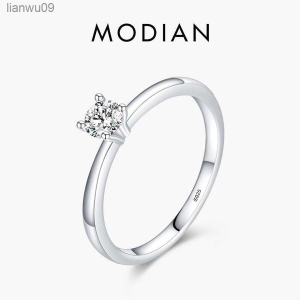 modian 2022 minimalism 925 sterling silver round ten hearts clear cz simple wedding ring for women statement engagement jewelry l230704, Golden;silver
modian 2022 minimalism 925 sterling silver round ten hearts clear cz simple wedding ring for women statement engagement jewelry l230704, Golden;silver