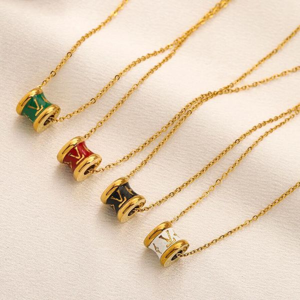 4colors wholesale simple designer 18k gold plating pendant necklaces brand double letter stainless steel steels seal necklace lovers party j, Silver
4colors wholesale simple designer 18k gold plating pendant necklaces brand double letter stainless steel steels seal necklace lovers party j, Silver