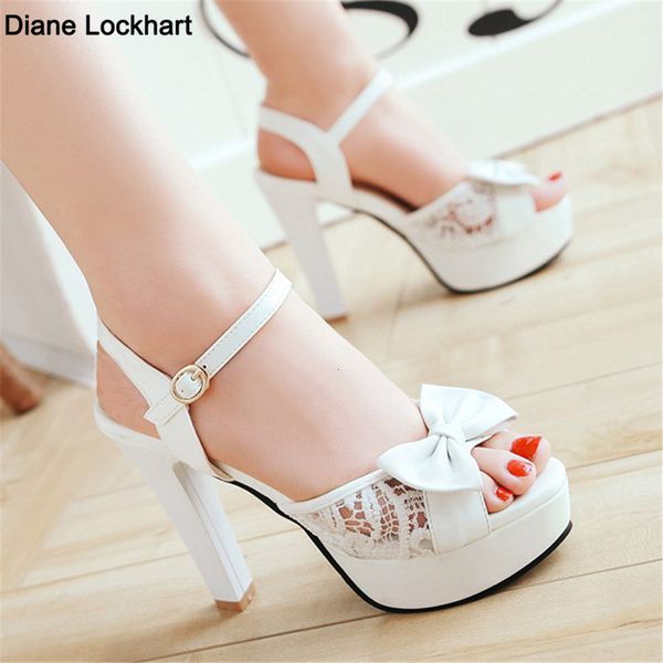 sandals women summer lace bow mesh shoes fish mouth high heel ladys platform sandals evening white dress wedding female zapatos de mujer 230, Black
sandals women summer lace bow mesh shoes fish mouth high heel ladys platform sandals evening white dress wedding female zapatos de mujer 230, Black