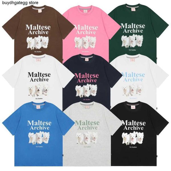 ladies t-shirts fashion brand waikei south korea short sleeve three little dogs nine color loose and versatile casual korean style cute, White
ladies t-shirts fashion brand waikei south korea short sleeve three little dogs nine color loose and versatile casual korean style cute, White