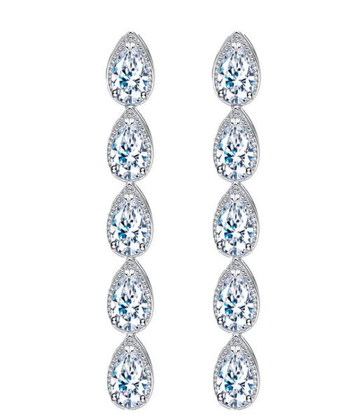 luxury jewelry long dangle water drop earring designer for woman white aaa cubic zirconia earrings copper 18k gold diamond earring6346962, Silver
luxury jewelry long dangle water drop earring designer for woman white aaa cubic zirconia earrings copper 18k gold diamond earring6346962, Silver