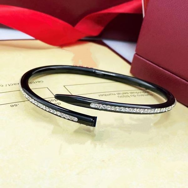classic letter c nail bangle screw pattern bracelet titanium steel one line diamond men women bracelets luxury designer gift wedding party j, Black
classic letter c nail bangle screw pattern bracelet titanium steel one line diamond men women bracelets luxury designer gift wedding party j, Black