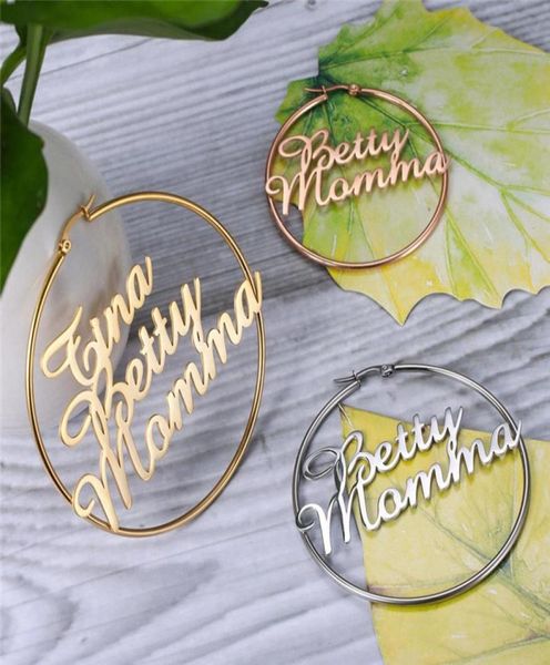 ailin large stainless steel customize name hoop earrings personalized gold hoops earring bridesmaid mothers jewelry gift2693166, Silver
ailin large stainless steel customize name hoop earrings personalized gold hoops earring bridesmaid mothers jewelry gift2693166, Silver