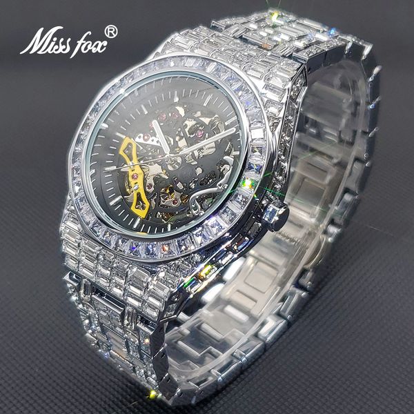 other watches luxury automatic watch for men hip hop diamond skeleton mechanical relogio masculino ice out waterproof man drop 230714, Slivery;black
other watches luxury automatic watch for men hip hop diamond skeleton mechanical relogio masculino ice out waterproof man drop 230714, Slivery;black