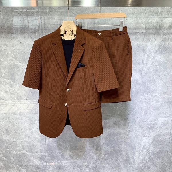 men s tracksuits men clothing shorts jacket 2023 summer thin high end suit korean british fashion casual mens short sets sleeve white 230713, Gray
men s tracksuits men clothing shorts jacket 2023 summer thin high end suit korean british fashion casual mens short sets sleeve white 230713, Gray
