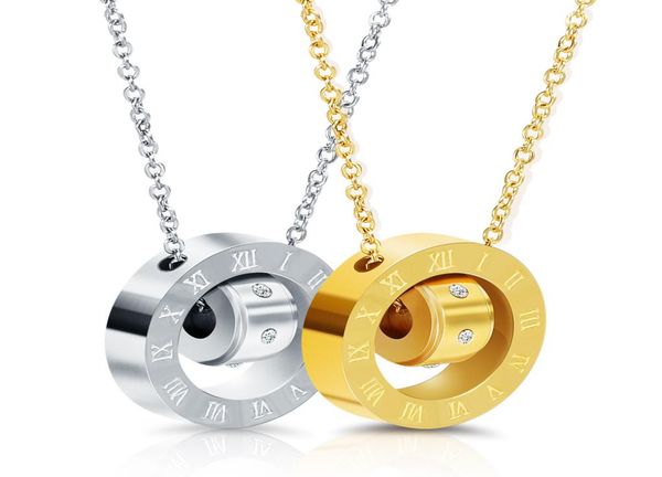 statement necklace for women fashion jewelry roman numeral necklace double ring stainless steel pendant ladies titanium steel clav2311502, Silver
statement necklace for women fashion jewelry roman numeral necklace double ring stainless steel pendant ladies titanium steel clav2311502, Silver