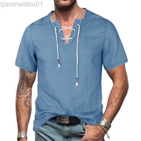 men's t-shirts vintage drawstring v neck denim men streetwear fashion solid color short sleeve loose denim tees mens spring summer t-s, White;black
men's t-shirts vintage drawstring v neck denim men streetwear fashion solid color short sleeve loose denim tees mens spring summer t-s, White;black