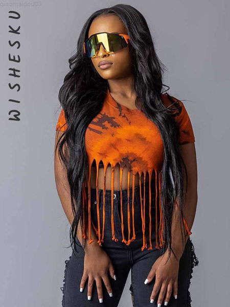women's t-shirt tie dyed tassel crop t-shirts women o neck short sleeve cute tee shirt 2022 summer harajuku party fashion y2k clothes l, White
women's t-shirt tie dyed tassel crop t-shirts women o neck short sleeve cute tee shirt 2022 summer harajuku party fashion y2k clothes l, White
