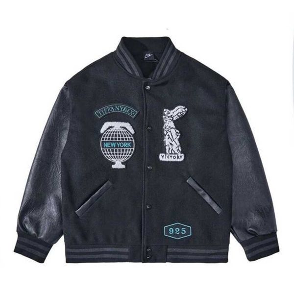 2023ss black baseball jackets men designer jacket tiffany leather sleeve new york mens coats 925 if49 if49 dpmn, Black;brown
2023ss black baseball jackets men designer jacket tiffany leather sleeve new york mens coats 925 if49 if49 dpmn, Black;brown