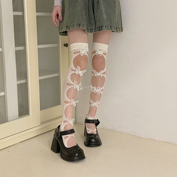 women's leggings women lace 3d butterfly high tube socks kawaii lolita cute knee length hollow out socks trashy y2k 2000s teen girls su, Black
women's leggings women lace 3d butterfly high tube socks kawaii lolita cute knee length hollow out socks trashy y2k 2000s teen girls su, Black