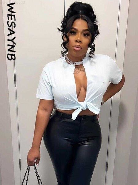 women's t-shirt wesaynb summer y2k clothes streetwear t shirts white v neck bandage t shirts ladies basic crop women 2022 white t shir
women's t-shirt wesaynb summer y2k clothes streetwear t shirts white v neck bandage t shirts ladies basic crop women 2022 white t shir