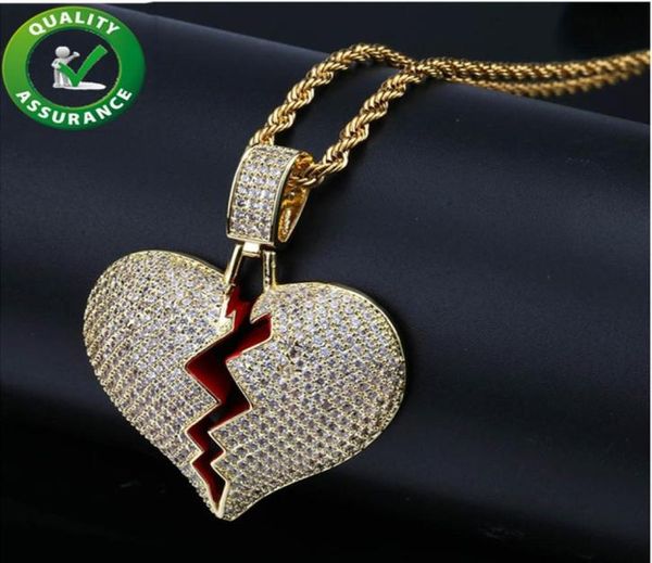 women mens jewelry iced out pendant luxury designer necklace hip hop diamond broken heart charm with rope chain rapper fashion acc8521371, Silver
women mens jewelry iced out pendant luxury designer necklace hip hop diamond broken heart charm with rope chain rapper fashion acc8521371, Silver