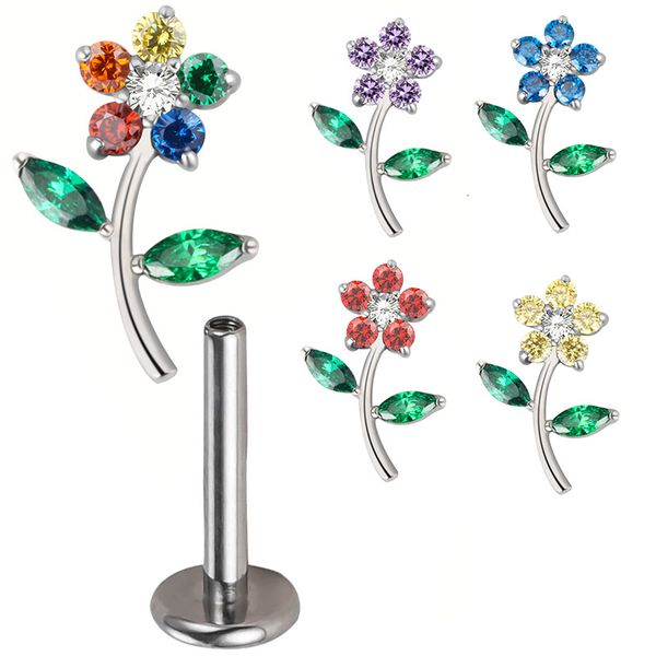 navel bell button rings g23 ear pierc flower cz paved labret studs ear cartilage flower pattern earrings lip stud fashion piercing jewelry 2, Silver
navel bell button rings g23 ear pierc flower cz paved labret studs ear cartilage flower pattern earrings lip stud fashion piercing jewelry 2, Silver