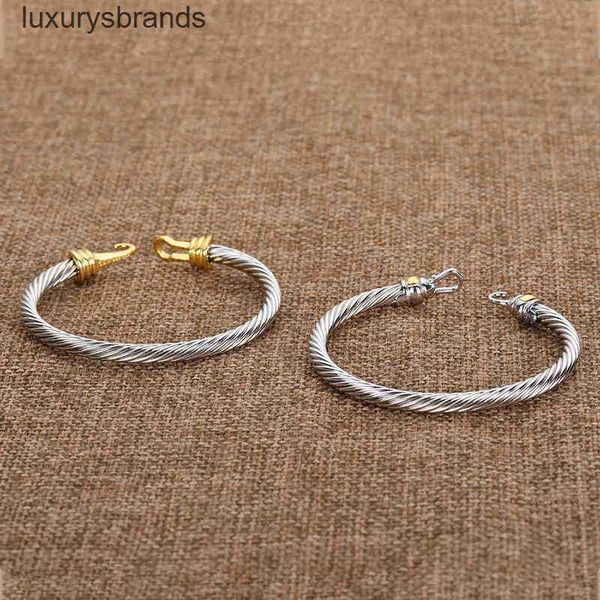bangle silver twisted cuff bangle fashion men bracelets charm bracelet hook 5mm wire woman designer cable mens jewelry exquisite simple jewe, Black
bangle silver twisted cuff bangle fashion men bracelets charm bracelet hook 5mm wire woman designer cable mens jewelry exquisite simple jewe, Black