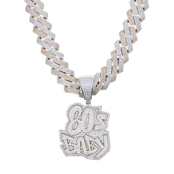 19mm big heavy cuban link chain two tone rose gold plated 80's baby hip hop men necklace, Silver
19mm big heavy cuban link chain two tone rose gold plated 80's baby hip hop men necklace, Silver