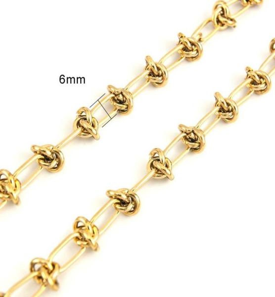 chains sell in meter no clasp for women men stainless steel knot chain thick heavy gold color metal fashion punk jewelry9874167, Silver
chains sell in meter no clasp for women men stainless steel knot chain thick heavy gold color metal fashion punk jewelry9874167, Silver