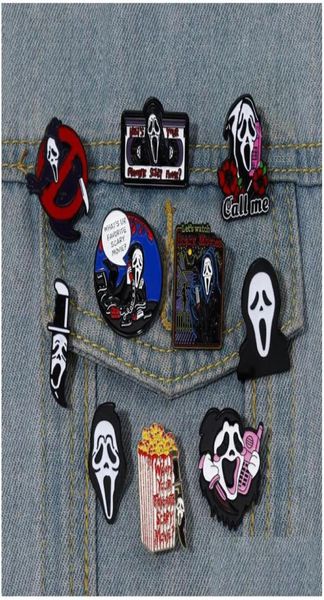 pins brooches call me enamel pins whats your favorite scary movie custom lapel badges gothic punk skeleton jewelry gift for friend8408584, Gray
pins brooches call me enamel pins whats your favorite scary movie custom lapel badges gothic punk skeleton jewelry gift for friend8408584, Gray