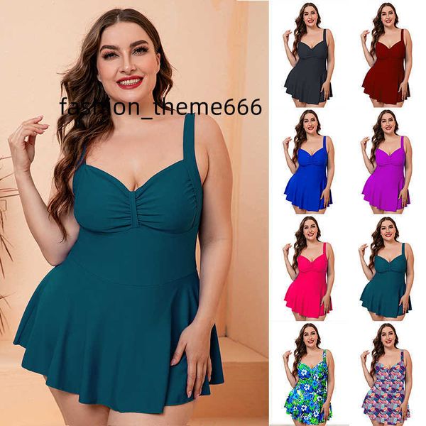 women's swimwear 2022 new plus full size skirt style one-piece swimsuit women european and american swimsuit conservative large size sw, White;black
women's swimwear 2022 new plus full size skirt style one-piece swimsuit women european and american swimsuit conservative large size sw, White;black