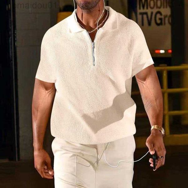 men's t-shirts vintage turn-down collar zipper polo shirt for men's summer casual solid color loose short sleeve waffle design t, White;black
men's t-shirts vintage turn-down collar zipper polo shirt for men's summer casual solid color loose short sleeve waffle design t, White;black