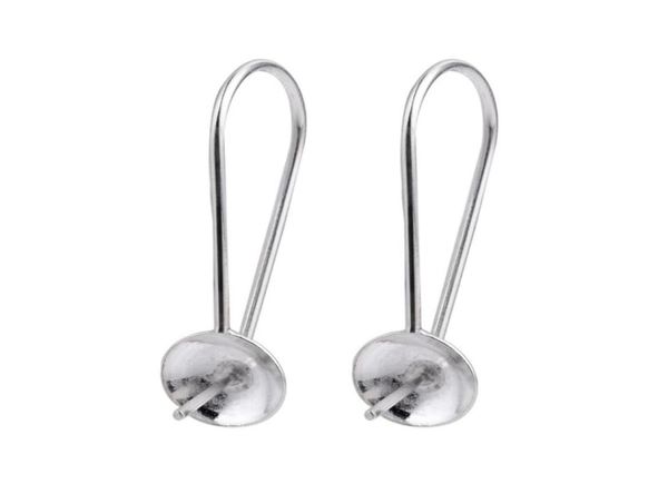 jewelry settings simple cap with peg earwires 925 sterling silver ear wire hooks pearl mounts 5 pairs8141852, Slivery;crystal 
jewelry settings simple cap with peg earwires 925 sterling silver ear wire hooks pearl mounts 5 pairs8141852, Slivery;crystal