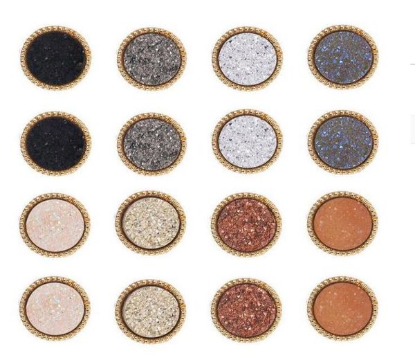 new simple druzy stone stud earrings for ladies round resin gold earrings women fashion jewelry in bulk epacket 1767150, Golden;silver
new simple druzy stone stud earrings for ladies round resin gold earrings women fashion jewelry in bulk epacket 1767150, Golden;silver