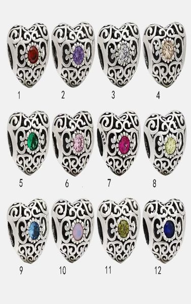 fine jewelry authentic 925 sterling silver bead fit pandora charm bracelets hollow birthstone heart charms safety chain pendant di7623404, Bronze;silver
fine jewelry authentic 925 sterling silver bead fit pandora charm bracelets hollow birthstone heart charms safety chain pendant di7623404, Bronze;silver