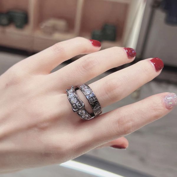 belt buckle ring high version double layered micro diamond advanced ring video versatile punk style, Silver
belt buckle ring high version double layered micro diamond advanced ring video versatile punk style, Silver