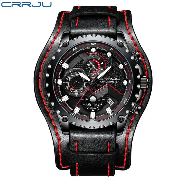 relogio masculino crrju men's luxury sport quartz watches brand luxury male military waterproof wristwatch leather watche285g, Slivery;brown
relogio masculino crrju men's luxury sport quartz watches brand luxury male military waterproof wristwatch leather watche285g, Slivery;brown