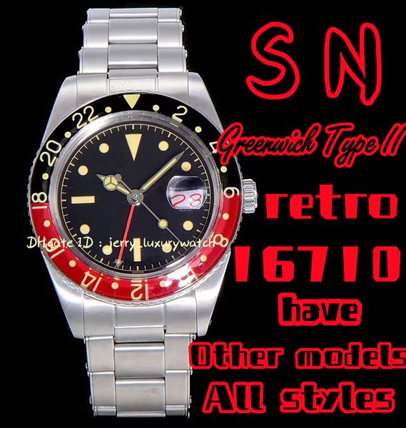 sn 16710 retro greenwich type ii gmt luxury men's watch 2836-2 mechanical movement 904l stainless steel 40mm dual time business steel b, Slivery;brown
sn 16710 retro greenwich type ii gmt luxury men's watch 2836-2 mechanical movement 904l stainless steel 40mm dual time business steel b, Slivery;brown